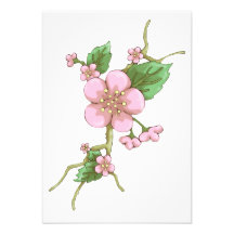 Fleurs de Sakura Cartons D'invitation
