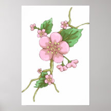 Fleurs de Sakura Posters