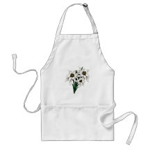 Fleurs d'edelweiss tablier
