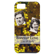 Fleurs jaunes de bourse coques iPhone 5