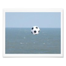 Fliegen-Fußball Fotodrucke