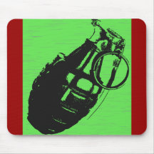 Fliegen-Granaten Mousepad