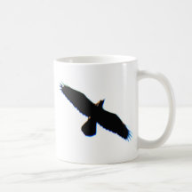 Fliegen-Vogel-Silhouette Kaffeetasse