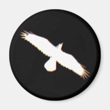 Fliegen-Vogel-Silhouette Kühlschrankmagnete