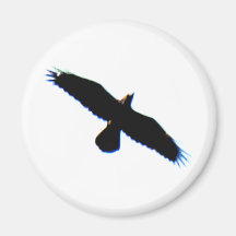 Fliegen-Vogel-Silhouette Kühlschrankmagnete