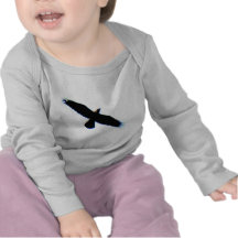 Fliegen-Vogel-Silhouette Shirts