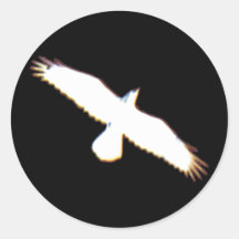 Fliegen-Vogel-Silhouette Sticker