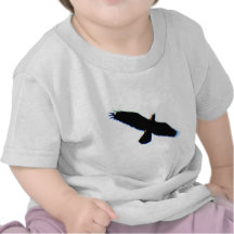 Fliegen-Vogel-Silhouette Tshirt