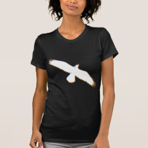 Fliegen-Vogel-Silhouette Tshirt