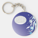 Flocon de neige/ornement Keychain Porte-clés