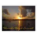 Florida befestigt Sonnenuntergang Postkarten