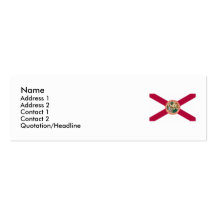 Florida-Staats-Flagge Visitenkarten Vorlage