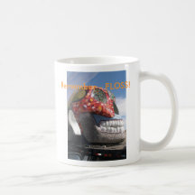 Flossing Erinnerung Kaffee Tassen