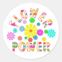 Flower power adhésifs