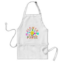 Flower power tabliers
