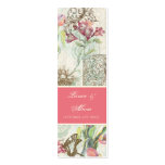 Flutterbyes 'n-Tulpe-elegante Hochzeit Visitenkartenvorlage