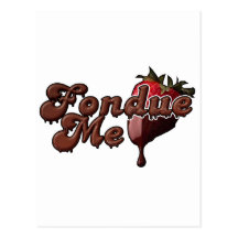 Fondue ich 2 postkarte