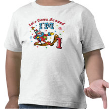 Font le clown autour le ęr anniversaire t-shirt
