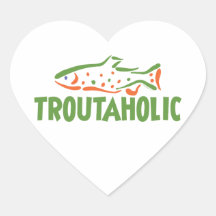 Forelle-Fischer-Fischen Sticker