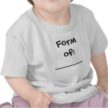 Forme de : ______ t-shirt