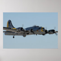 Forteresse du vol B-17 Affiches