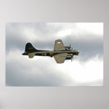 Forteresse du vol B-17 Posters