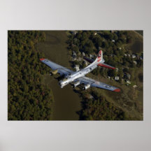 Forteresse du vol B-17 Posters