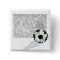 Foto-Fußball-Knopf