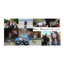 Fotokarte, Collage,