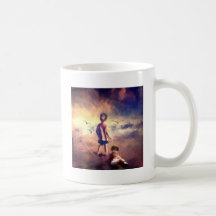 fourchette dans road_Painting.jpg Mugs À Café