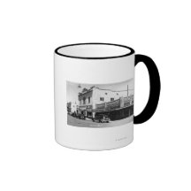 Fourchettes, rue SceneForks, WA de WashingtonA Tasse