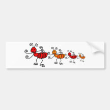 Fourmi rouge adhésifs pour voiture