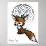 Fox celtique d'esprit posters