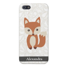 Fox mignon de bébé étui iPhone 5