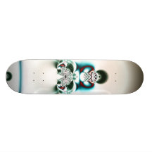fractal1079 bedrucktes skateboard