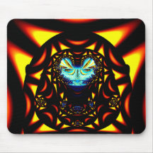 Fractale Mousepad de lézard Tapis De Souris