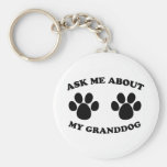 Fragen Sie mich über mein Granddog Schlüsselbänder