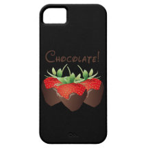 Fraise de chocolat coque Case-Mate iPhone 5