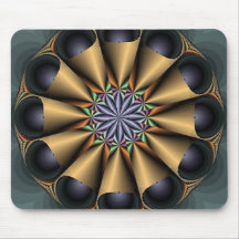 Fraktal-Kegel Mousepad