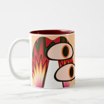 Fraktalsucht-Anagrammbecher # 11 Tee Tasse