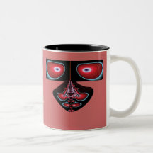 Fraktalsucht-Anagrammbecher # 13 Kaffee Haferl