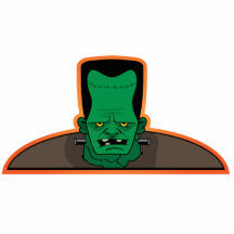 Frankenstein Halloween Découpage En Acrylique