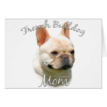 Französische Bulldoggen-Mamma 2 Grußkarte