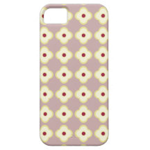 Französischer lila Blumenkaum There™ Fall iPhone 5 Cover