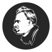 Frederich Nietzsche Porträt-Aufkleber