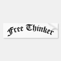 Freier Denker Autosticker