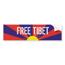 FREIER TIBET-AUTOAUFKLEBER