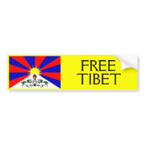 FREIER TIBET-Autoaufkleber 2