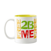 FREIES 2B ICH spornte Kaffeetasse an