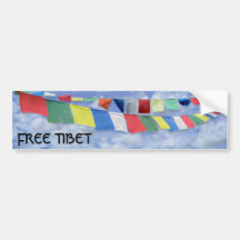 Freies Tibet Auto Sticker
